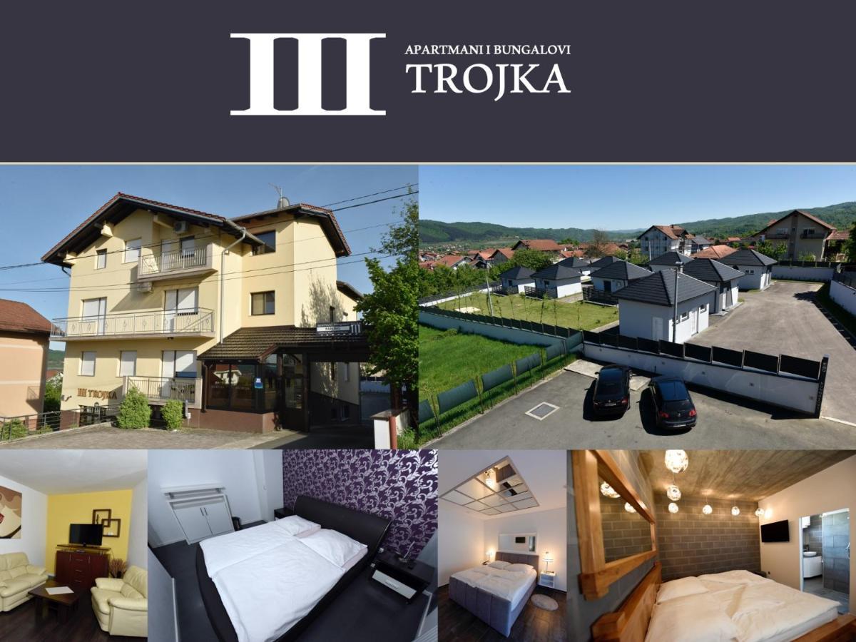 Apartmani I Bungalovi Trojka バニャ・ルカ エクステリア 写真